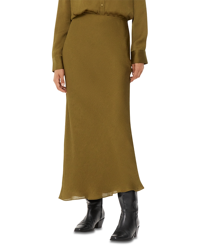 Whistles Satin Bias Cut Skirt