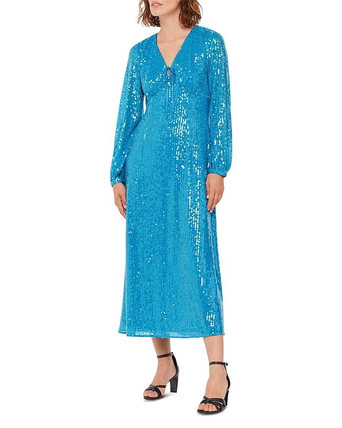Whistles sequin dress top