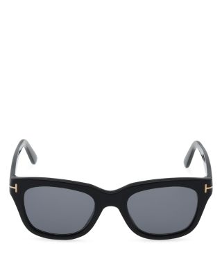 Black Geometric Sunglasses, 52mm