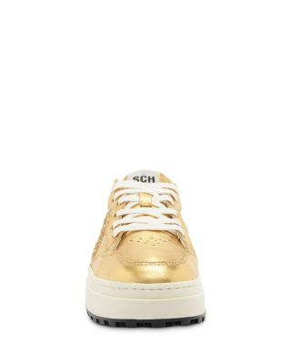 Women's St Bold Almond Toe Glitter Detail Platform Sneakers