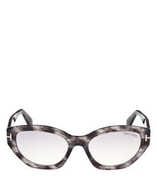 Geometric Square Acetate Sunglasses, 55mm
