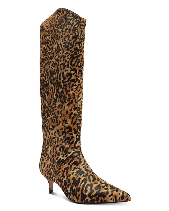 Women s Maryana Lo Pointed Toe Mid Heel Tall Boots