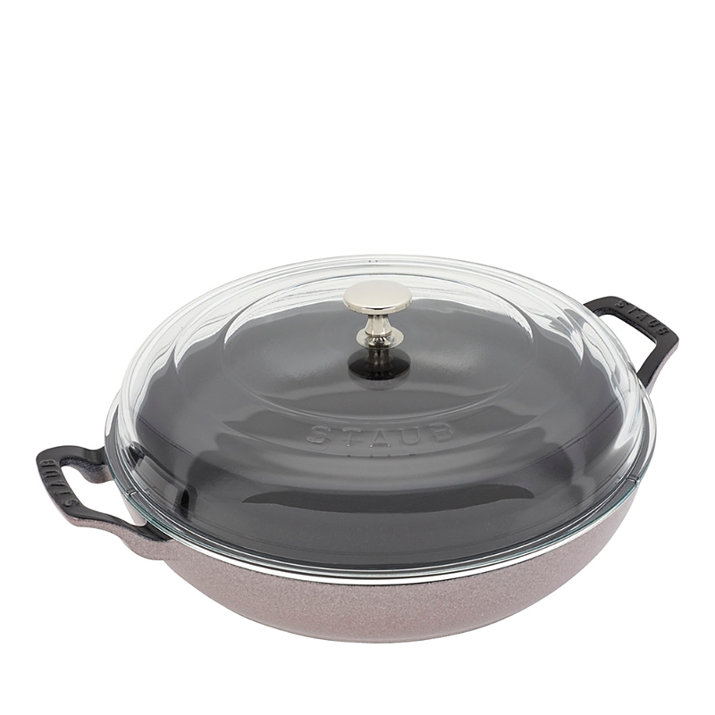 Staub Lilac Enameled Cast Iron 3.5 Quart Braiser In Lilac