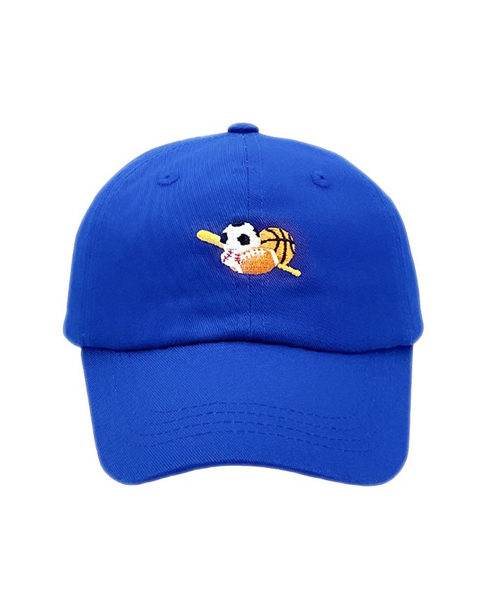 Bits & Bows Boys' Sports Baseball Hat in Blue - Little Kid | Bloomingdale's