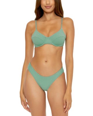 BECCA® by Rebecca Virtue - Line In Sand Underwire Bikini Top & Line In Sand Bikini Bottom