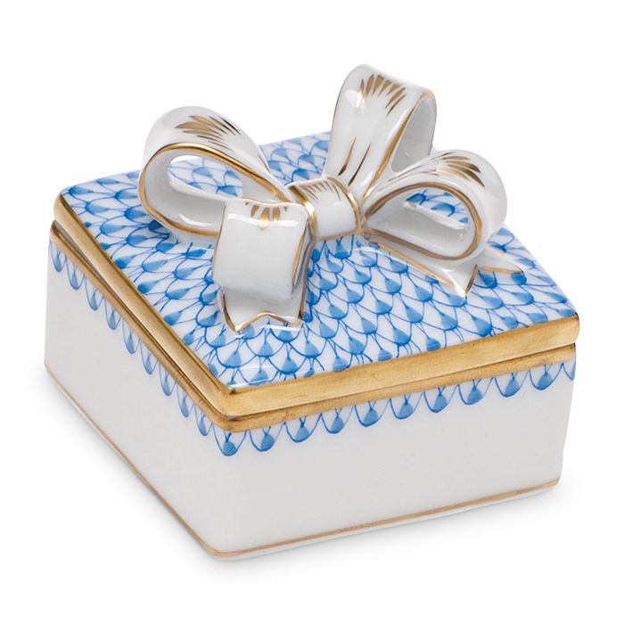 Herend Porcelain Box with Bow Bloomingdale's