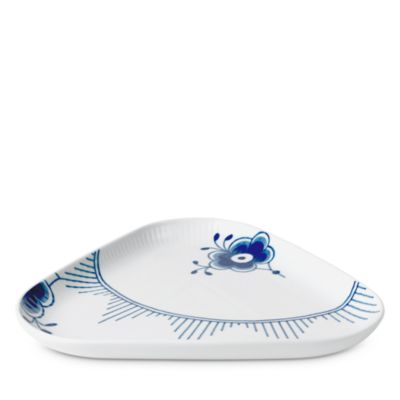 Blue Fluted Mega 4 Piece Serving Set