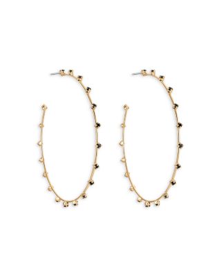 Simple Spark Hoop Earrings in 18K Gold Plated 