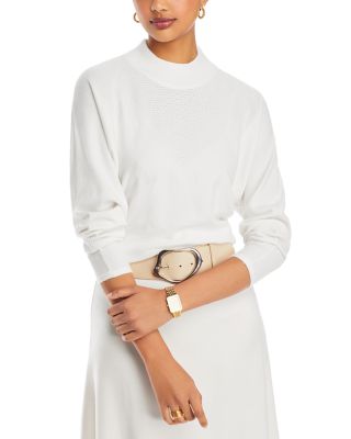 T Tahari - Long Sleeve Mock Neck Sweater
