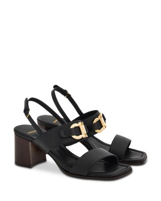 Ferragamo - Women's Lou Gancini Block Heel Sandals