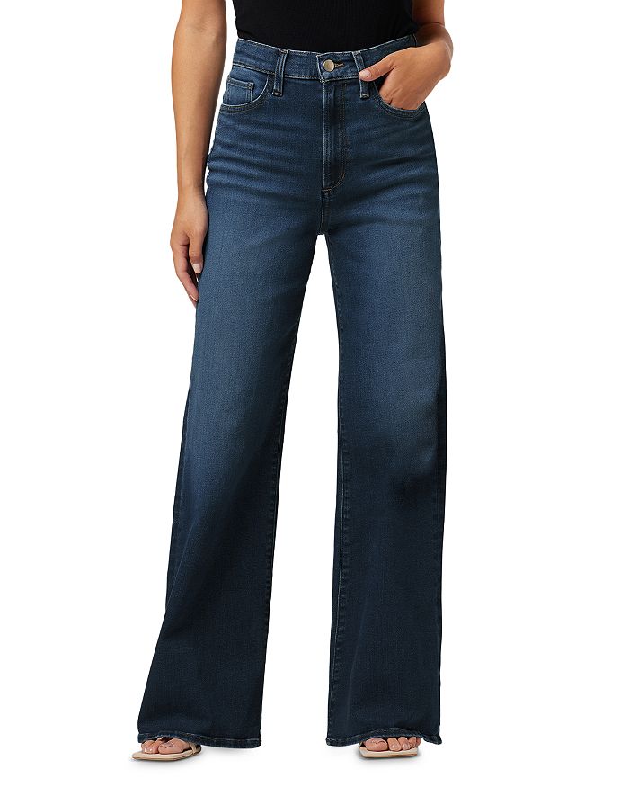 Joe's Jeans The Mia Petite High Rise Wide Leg Stretch Jeans in Exhale ...