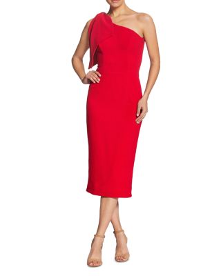 Dress the Population Tiffany One Shoulder Midi Dress