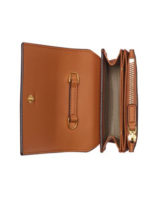 Himmel Mini Leather Card Case with Strap