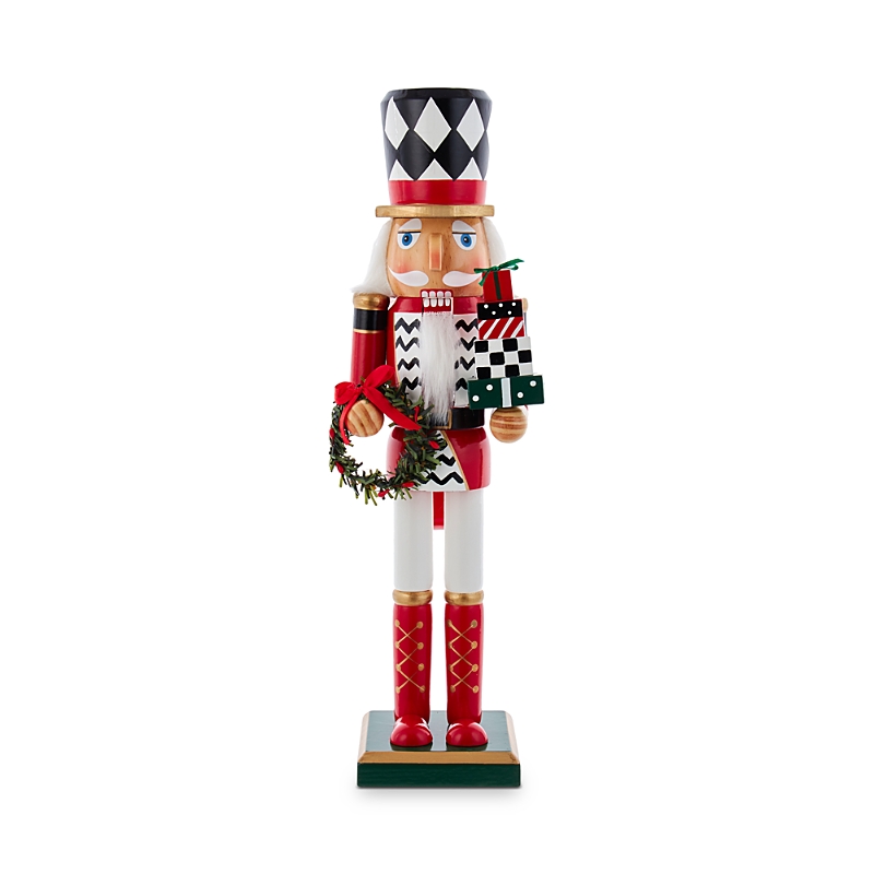 Kurt Adler 15 Red, White And Black Nutcracker In Multi