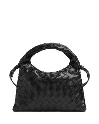 Mini Hop Intrecciato Leather Shoulder Bag