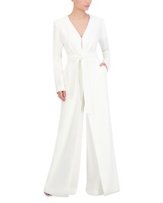 BCBGMAXAZRIA Long Sleeve Wide Leg Jumpsuit Bloomingdale s