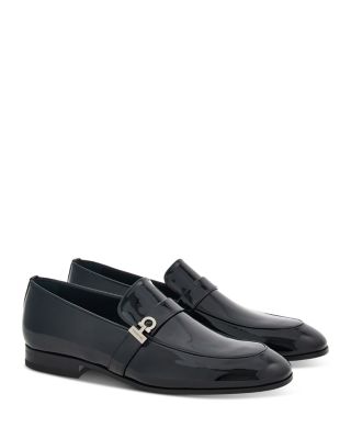 Men's Deal Gancio Patent Leather Loafers