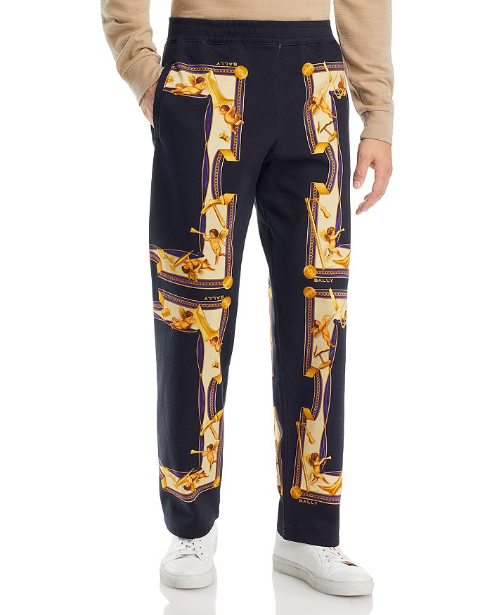 Bally Men's Cotton Pants Black