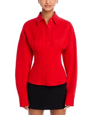 STAUD Ophelia Dolman Sleeve Shirt | Bloomingdale's Women 