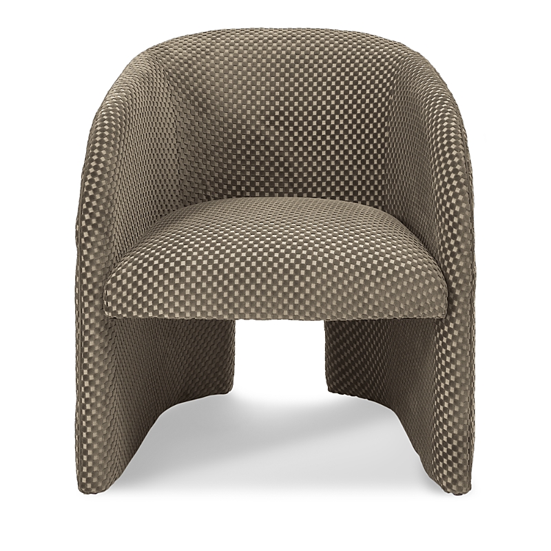 Massoud Melissa Chair In Checker Pumice