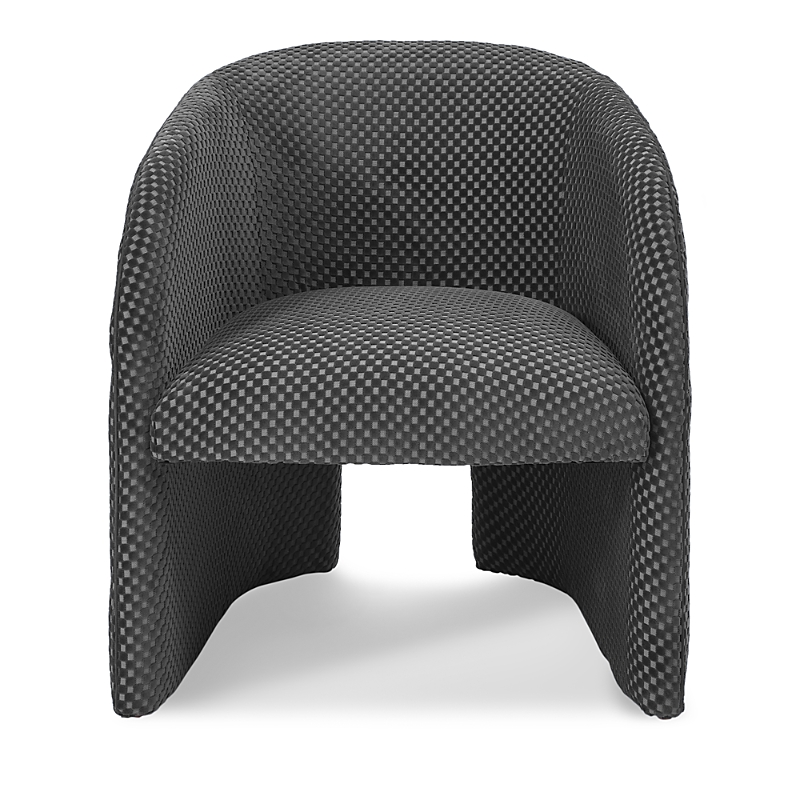 Massoud Melissa Chair In Checker Steel