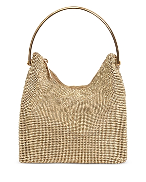 Shop Simkhai Irena Crystal Mini Bag In Gold