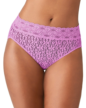 Shop Wacoal Halo Lace High-cut Briefs In First Bloom
