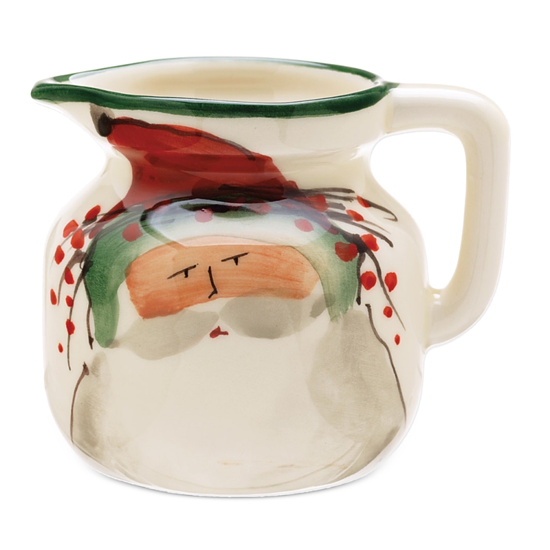 Vietri Old St. Nick Creamer Pitcher In Multi