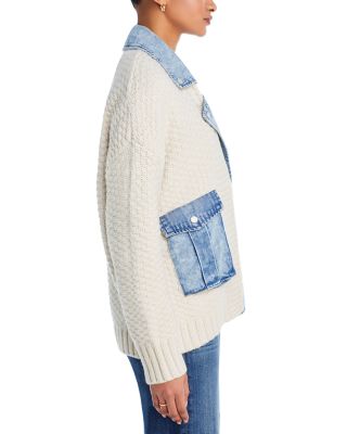 Last Call Mixed Media Cardigan