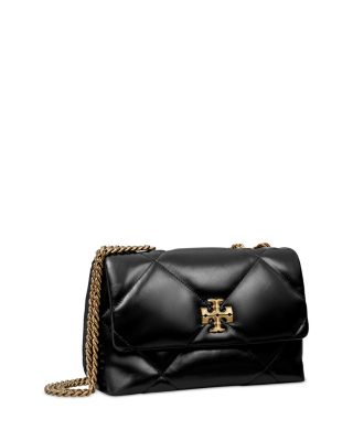 Small Kira Diamond Quilted Leather Convertible Shoulder Bag