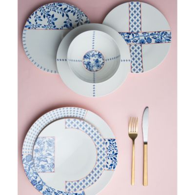 12 Piece Folksy Dinner Set