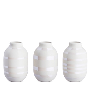 Rosendahl Kahler Omaggio Vase Miniatures, Set Of 3 In White