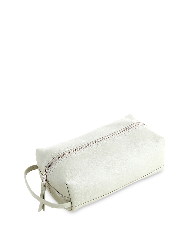 Royce New York Leather Compact Toiletry Travel Bag In Sage Green