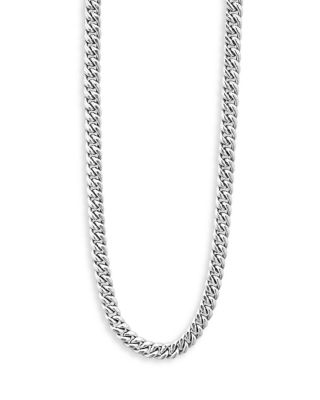 LAGOS - Men's Sterling Silver Anthem Curb Link Chain Necklace - Exclusive