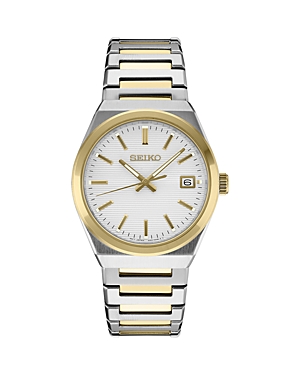Seiko Watch Essentials Watch, 39mm In Silver/two-tone