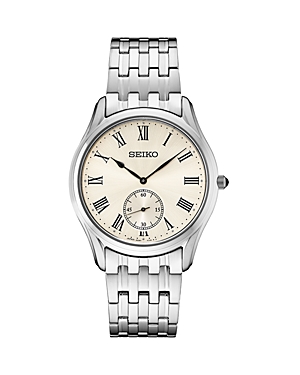 Seiko Watch Essentials Watch, 39mm In Ivory/silver