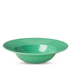 Rosendahl Lyngby Porcelain Rhombe Color Soup Bowl, Green