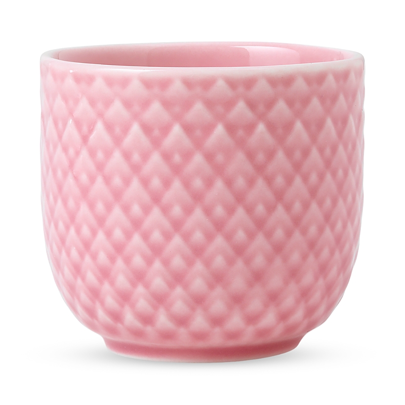 Rosendahl Lyngby Porcelain Rhombe Color Egg Cup In Rose