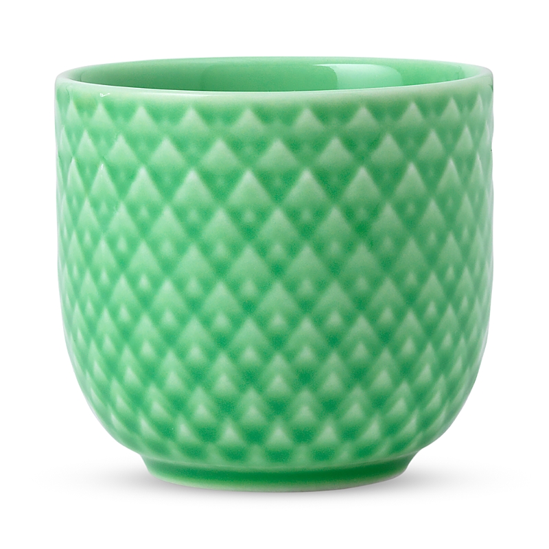 Rosendahl Lyngby Porcelain Rhombe Color Egg Cup In Green