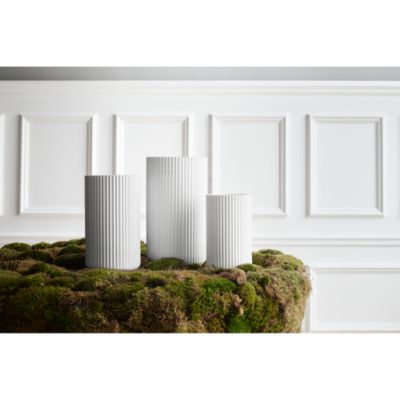Lyngby Porcelain Vase, White Porcelain
