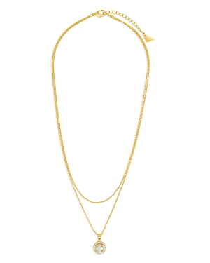Sterling Forever Fabienne Layered Necklace, 18