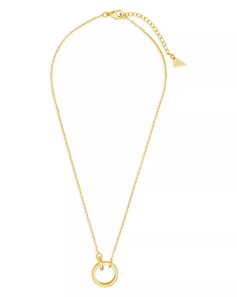 Sterling Forever Mishel Interlocking Necklace, 16