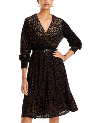 Smocked Wrap Bodice Dress