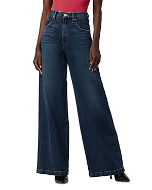 James High Rise Wide Leg Jeans in Naval