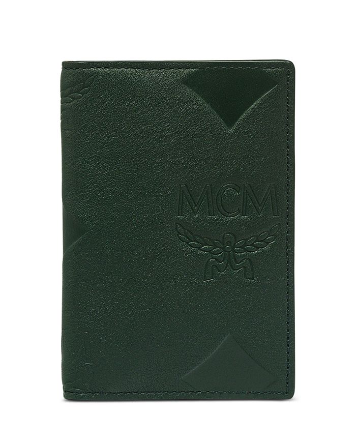 Mcm embossed online wallet