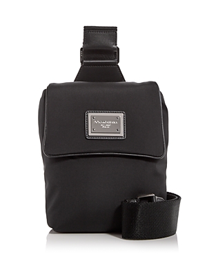 Dolce & Gabbana Convertible Belt Bag In Black