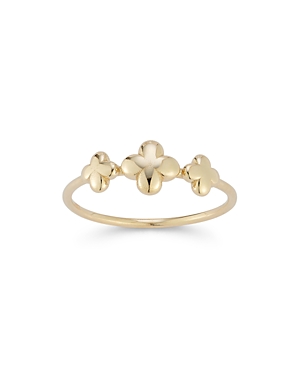 Moon & Meadow 14k Yellow Gold Polished Triple Clover Ring