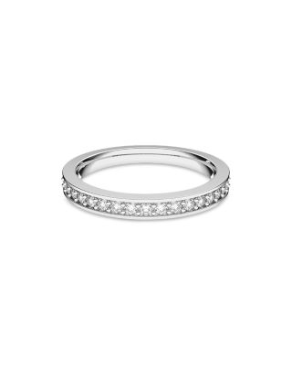 Rare Pav&amp;eacute; Stack Ring in Rhodium Plated