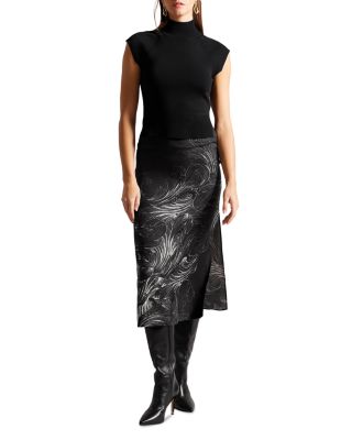 Ted Baker Mixed Media Midi Dress | Bloomingdale's Women