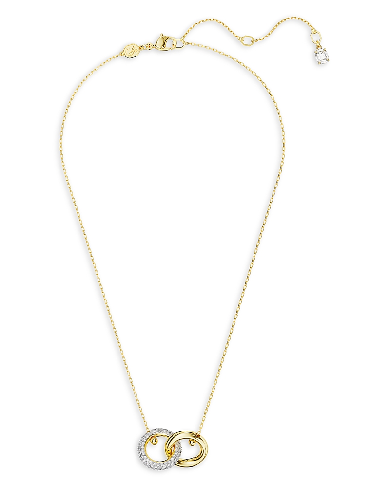 Swarovski Dextera Interlink Pendant Necklace In Gold